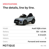 Audi SQ8 e-tron 12V · 1-3 años — foto 6