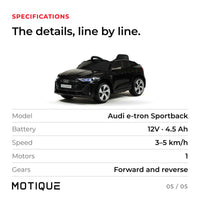 Audi e-tron Sportback 12V · 2-5 Jahre — Foto 6