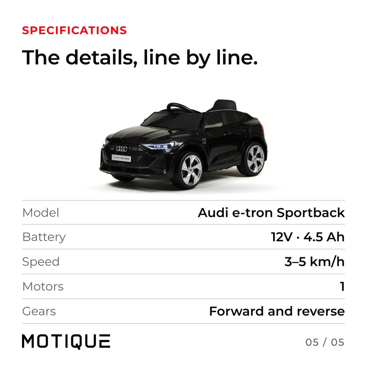 Audi e-tron Sportback - infographic 5