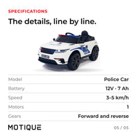 Voiture de police 12V · 2-5 ans — photo 6