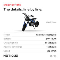 E-Motorrad Falco 24V · 6-12 Jahre — Foto 6
