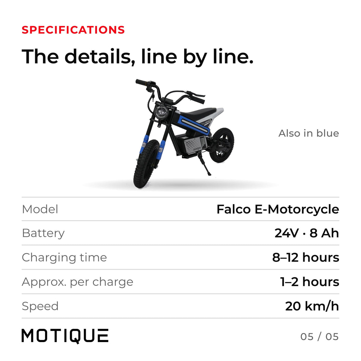 E-Moto Falco - infographic 5