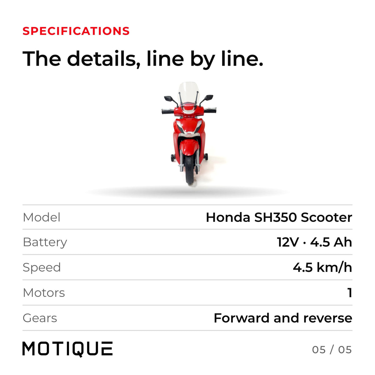 Honda SH350 - infographic 5