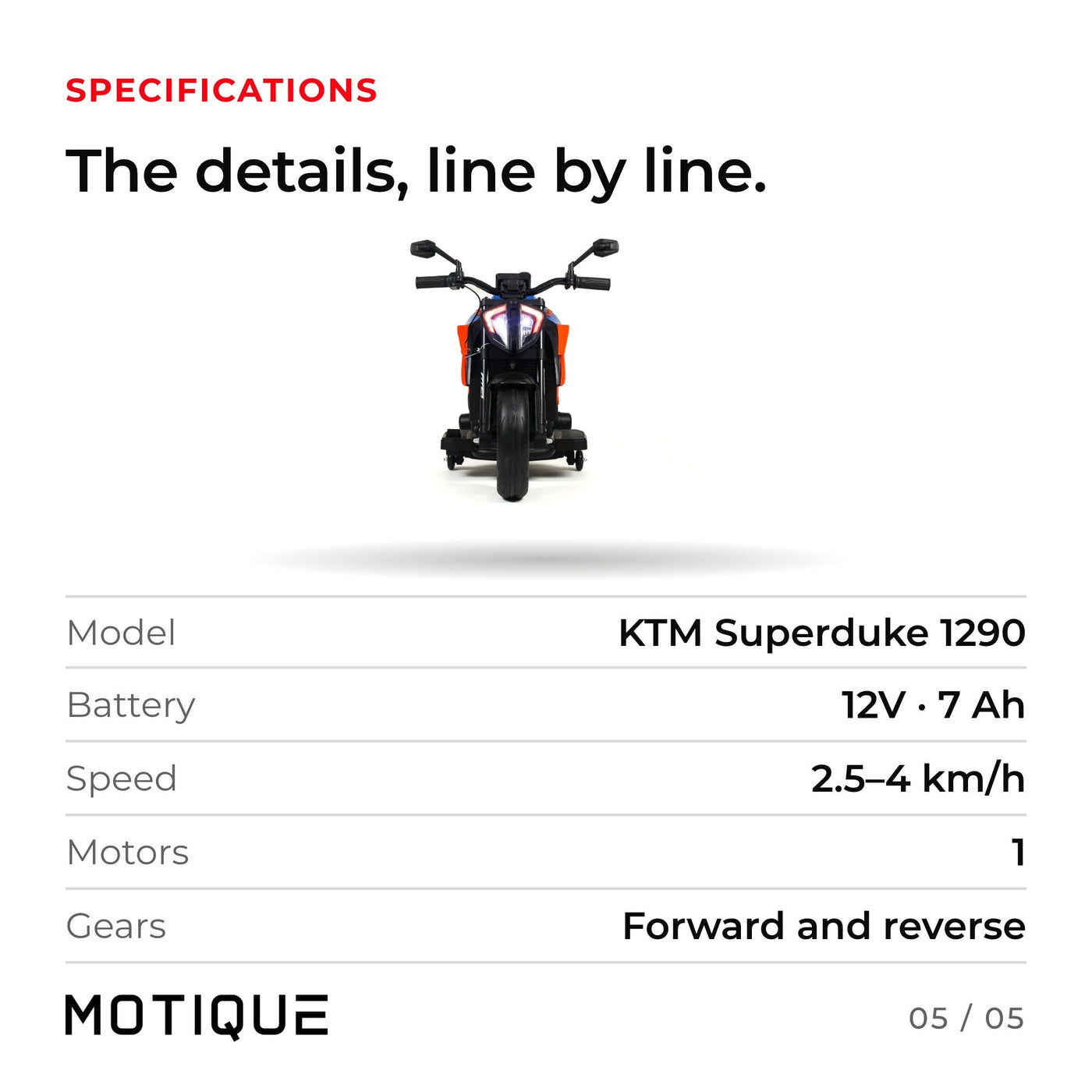 KTM Superduke 1290 - infographic 5