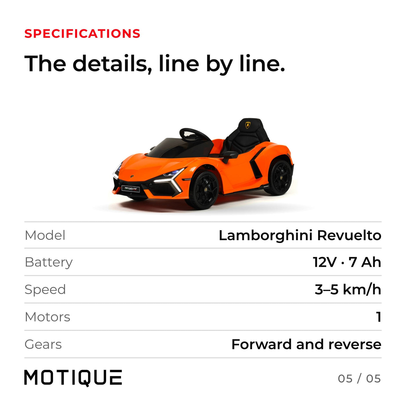 Lamborghini Revuelto - infographic 5
