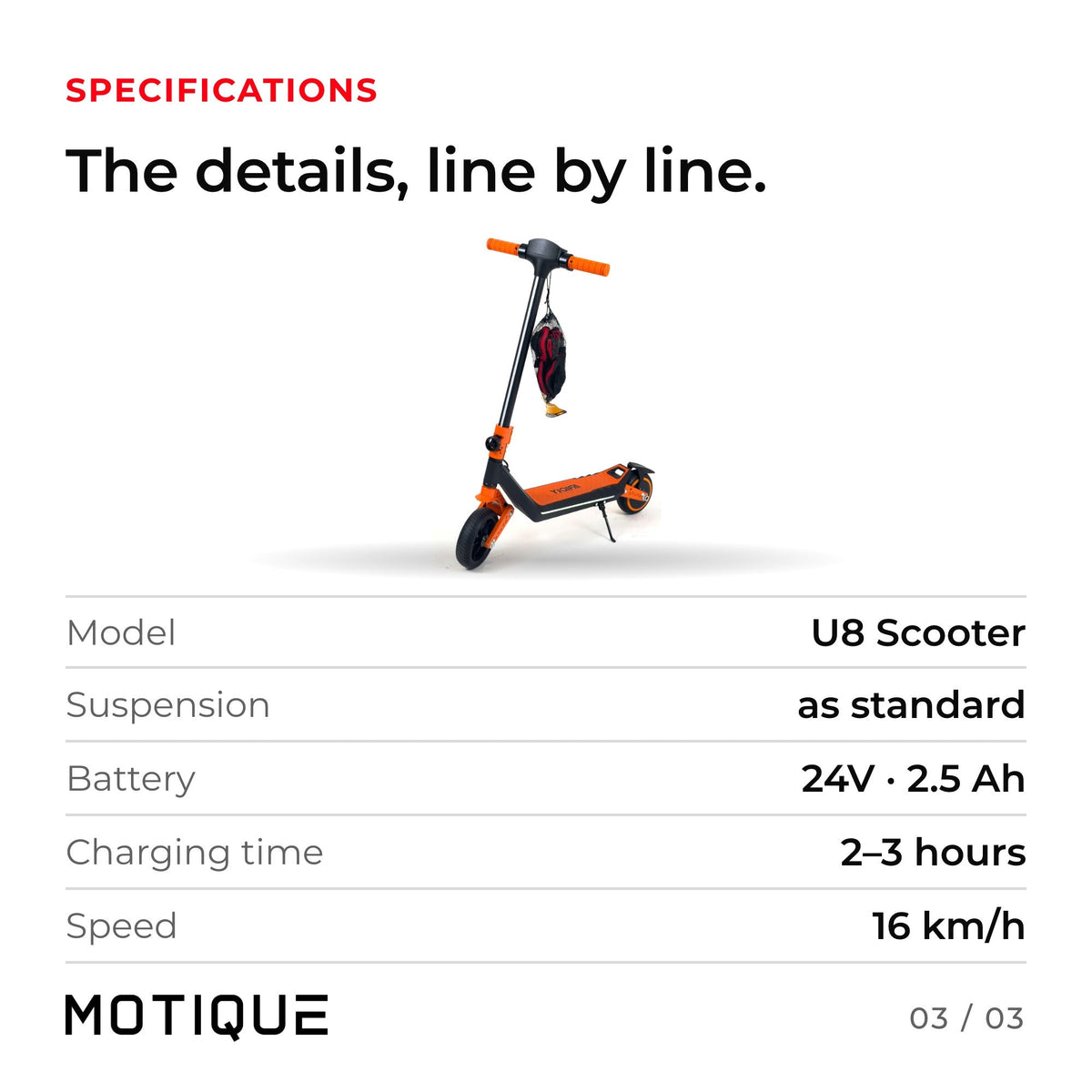 Monopattino U8 - infographic 3