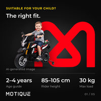Motard-Sport-Motorrad 12V · 2-4 Jahre — Foto 2
