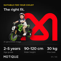 Moto de pista Multiled 12V · 2-5 años — foto 2