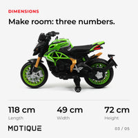 Moto de pista Multiled 12V · 2-5 años — foto 4