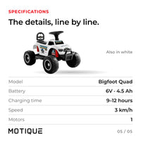 Quad Bigfoot 6V · 3-4 años — foto 6