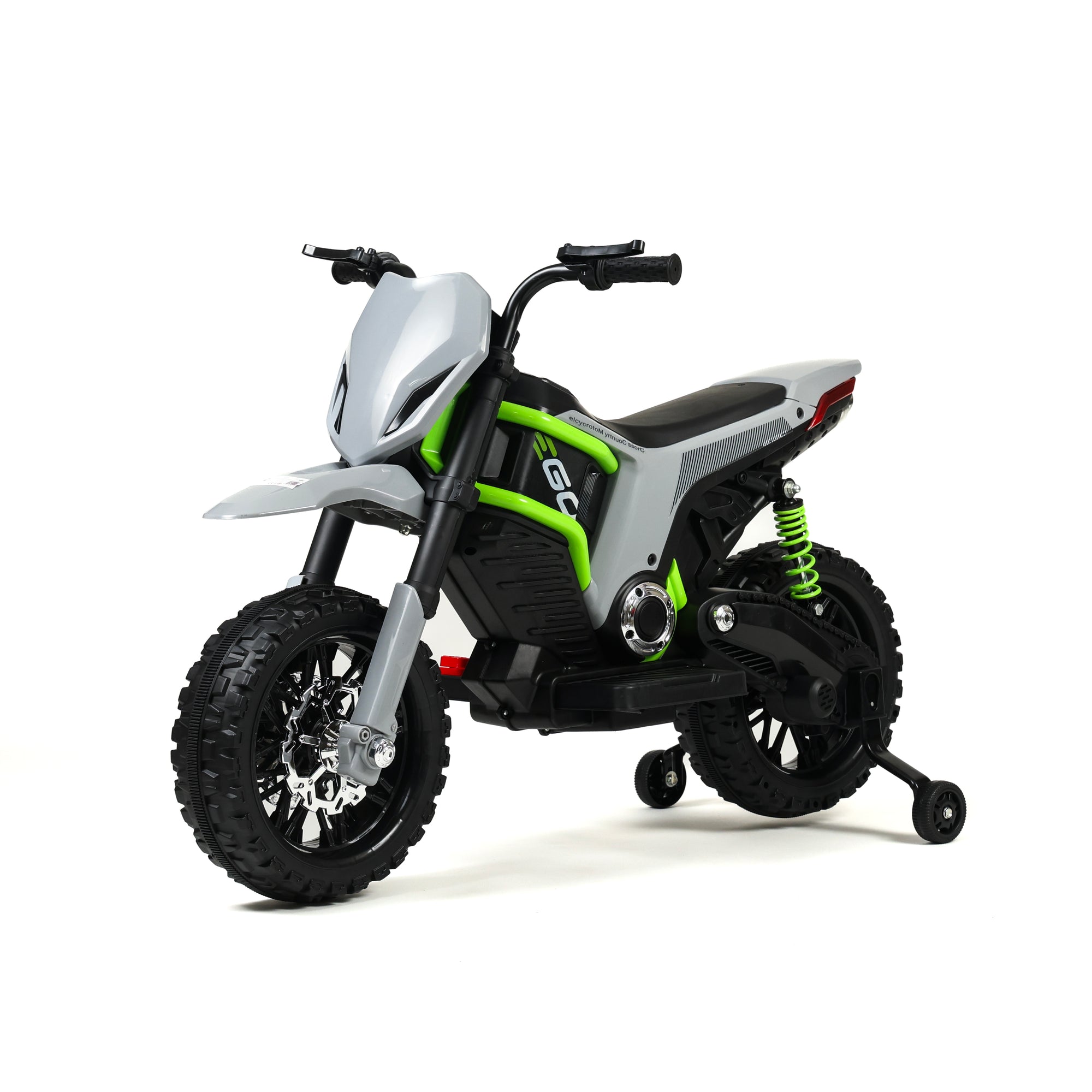 Motocross Eqa eléctrico infantil - vista trasera