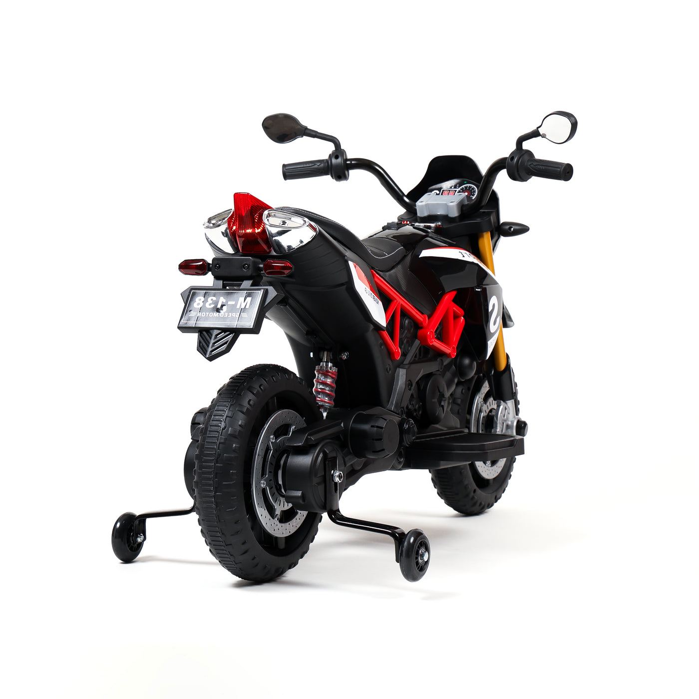 Elektrisches Motard Sport-Motorrad für Kinder - Innendetails
