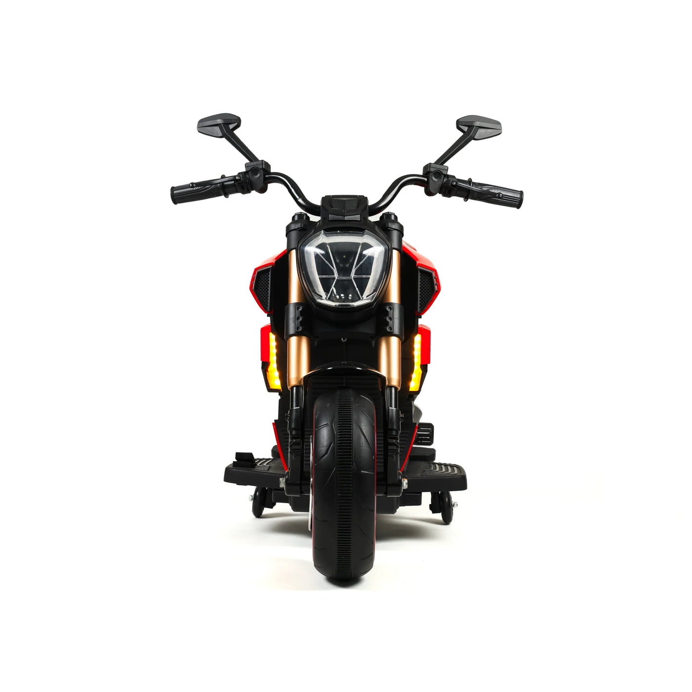 RENNMOTORRAD – Rückansicht