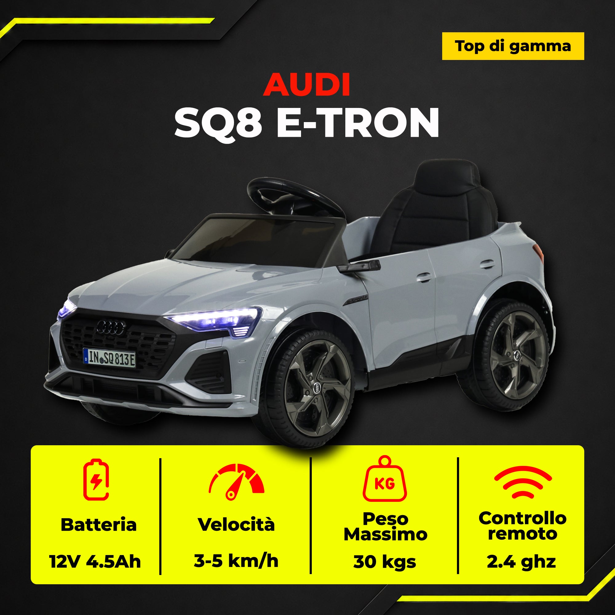 Audi SQ8 e-tron 12V · 1-3 Jahre