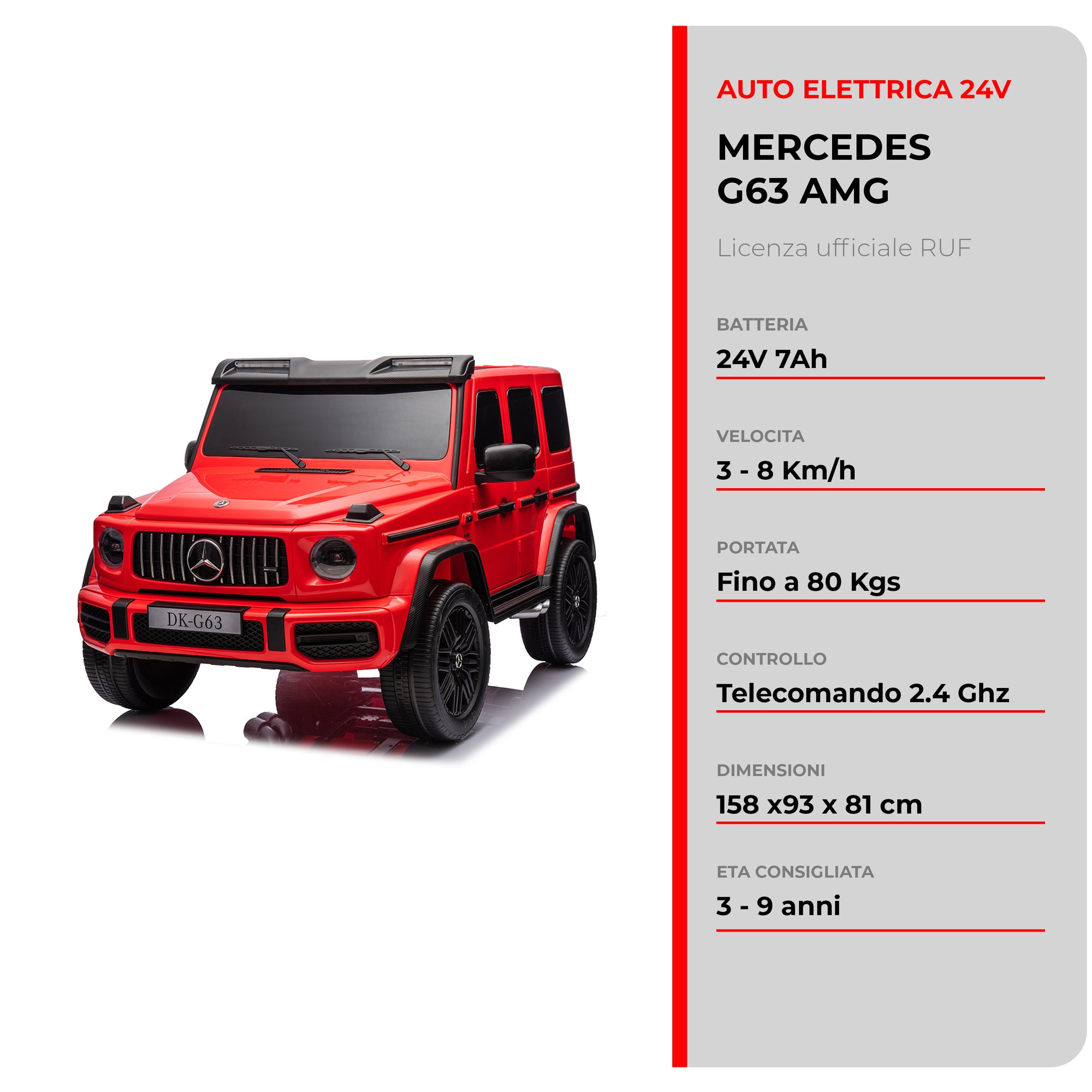 Mercedes G63 AMG 24V · 2 Sitze