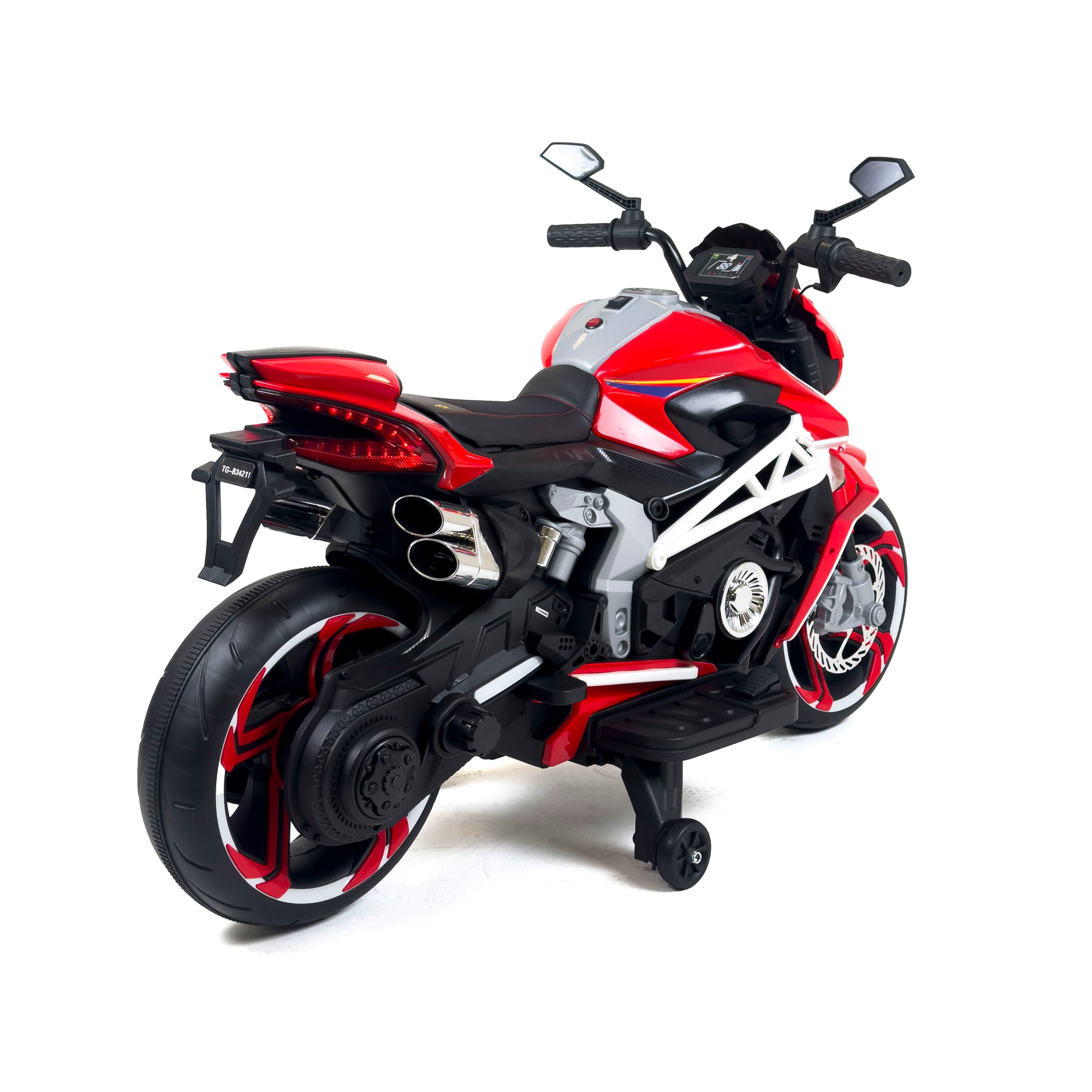 Moto eléctrica infantil Rivale - detalle interior