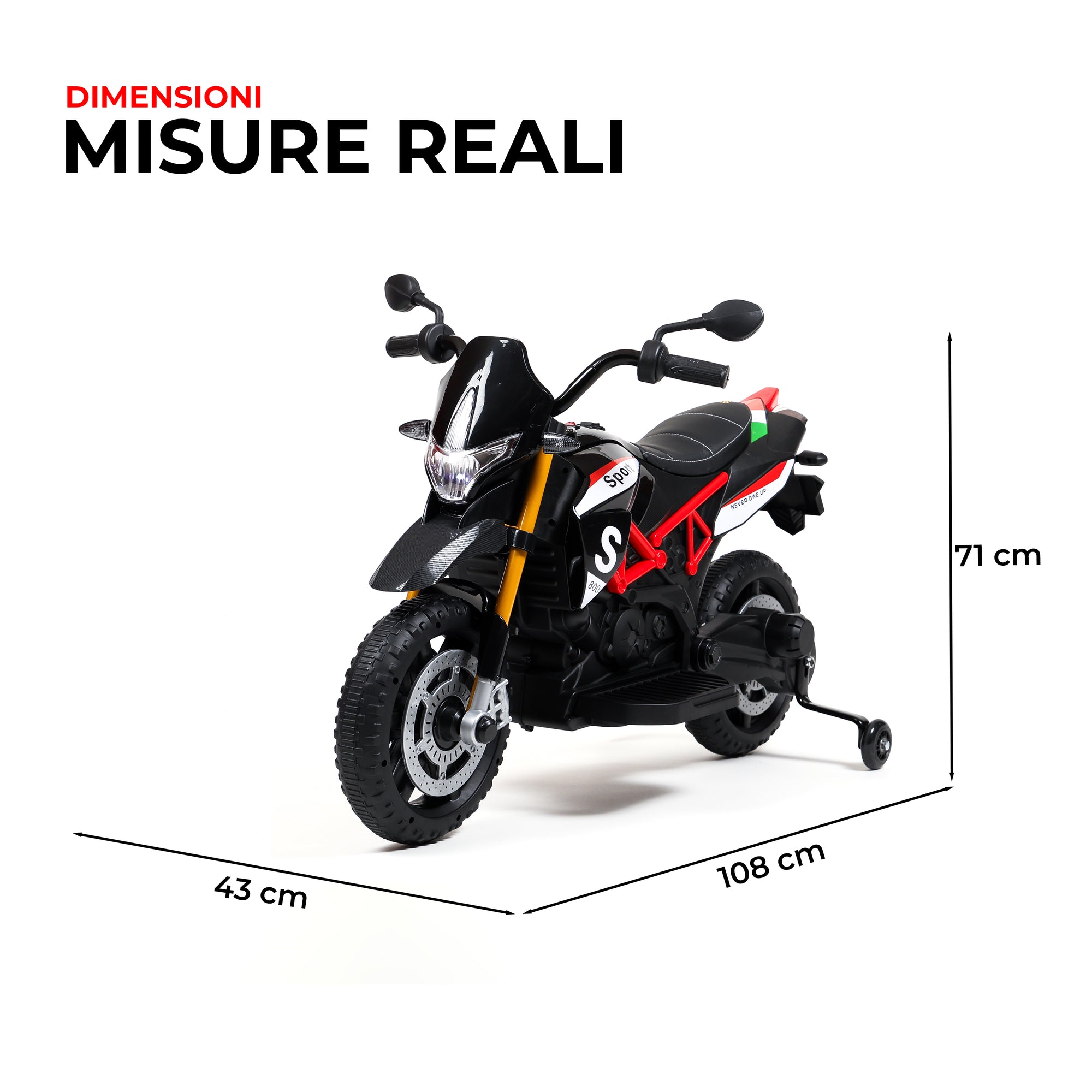 Motorrad Motard Sport 12V · 2-4 Jahre