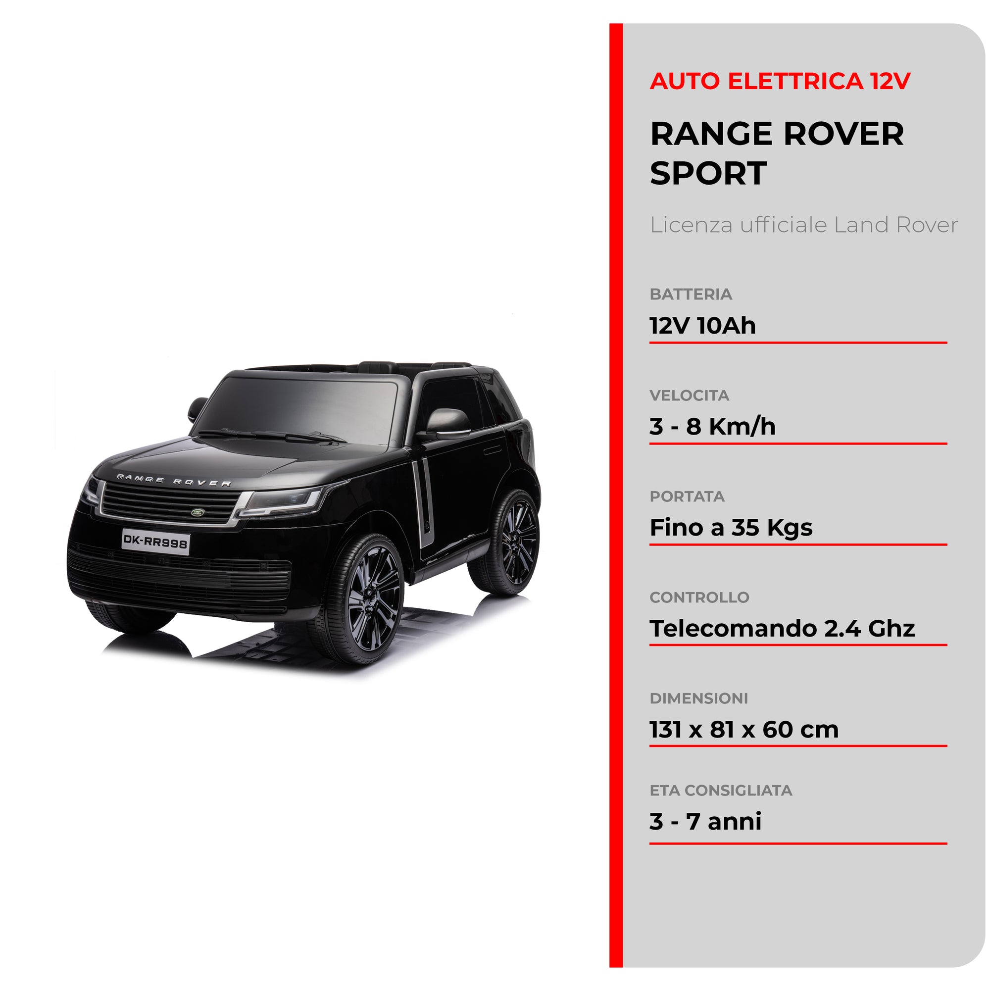 Range Rover Sport 12V · 4-7 Jahre
