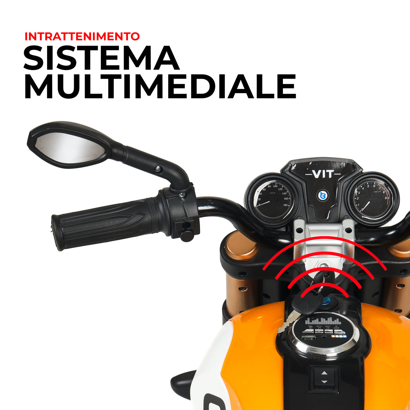Motorrad Scrambler 12V · 3-7 Jahre