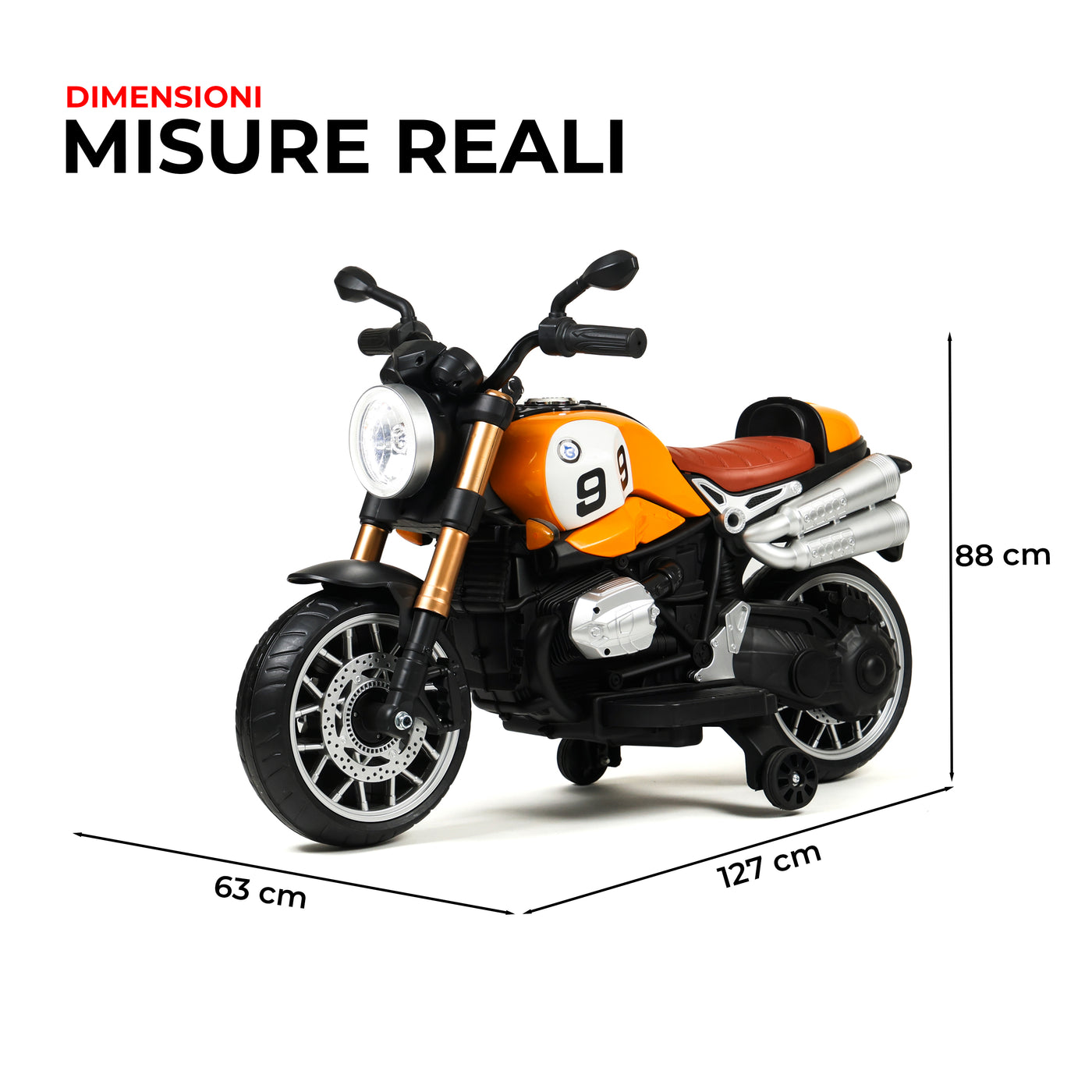Motorrad Scrambler 12V · 3-7 Jahre