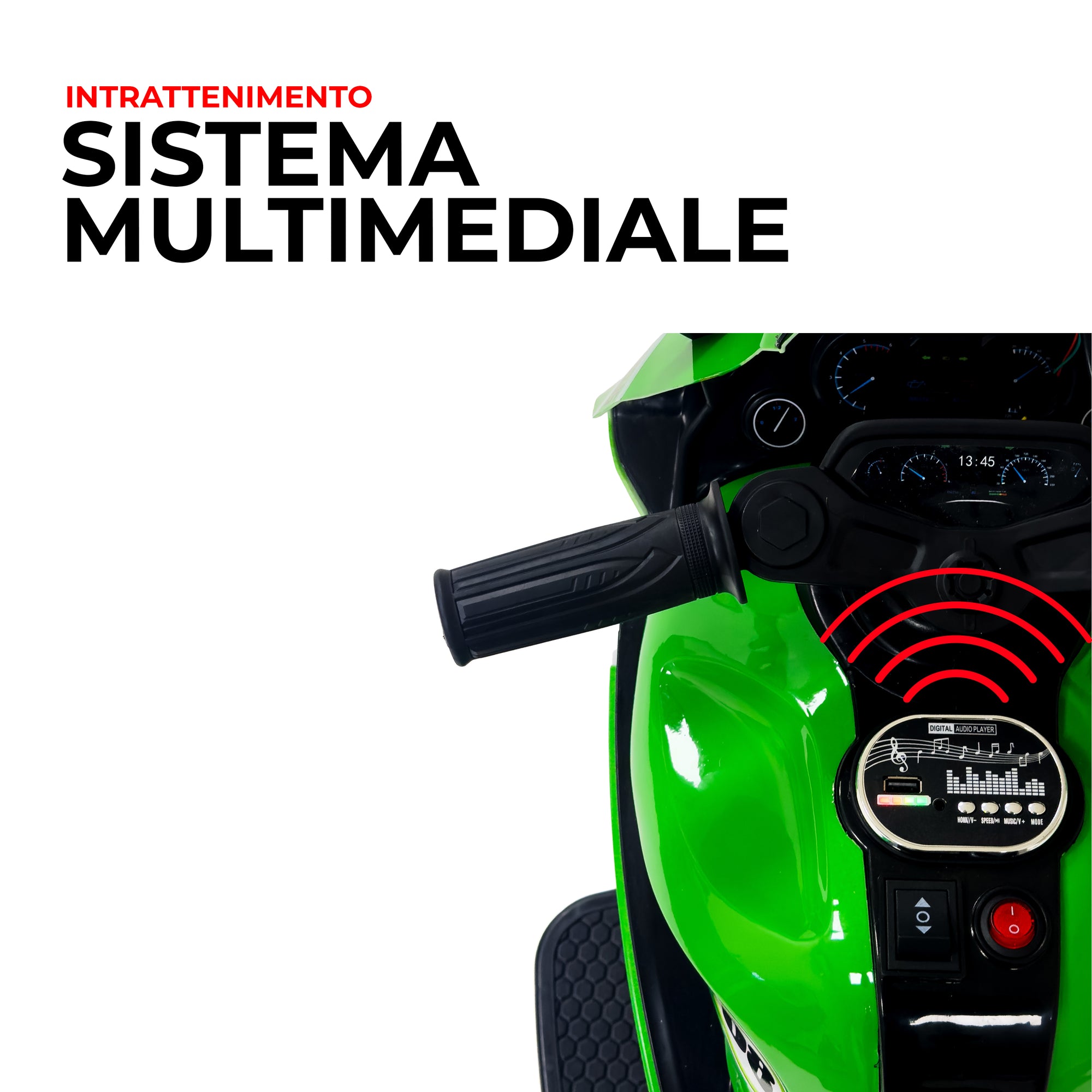 Motorrad Speedrider 6V · 2-4 Jahre