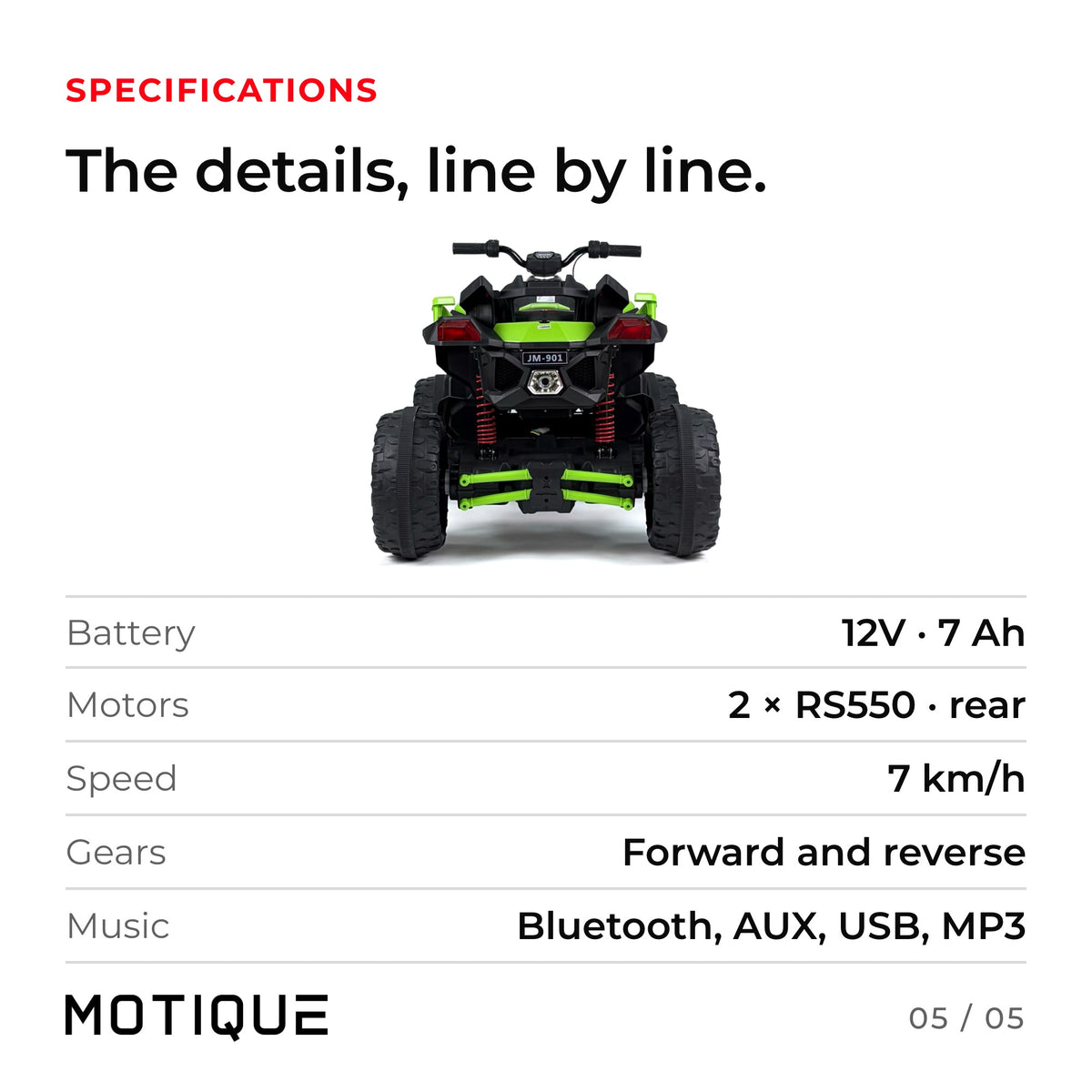 ATV Quad 12V - infographic 5